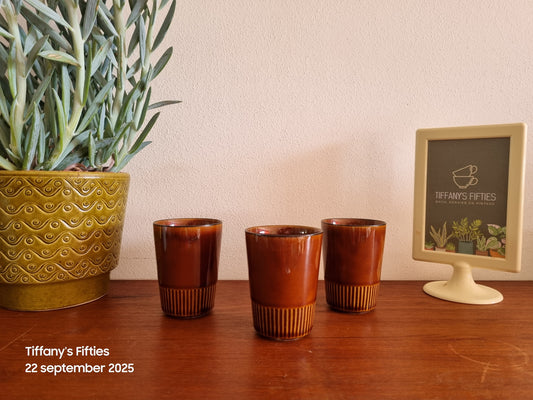 Bruine beker Pruszkow