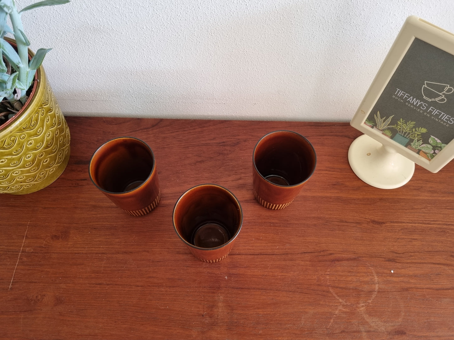 Bruine beker Pruszkow