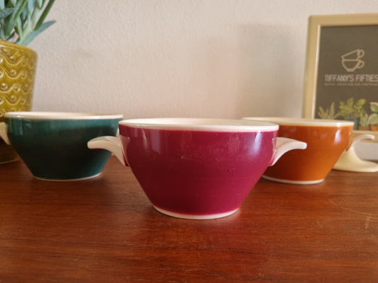 Vintage soepkom met oor (Duits)