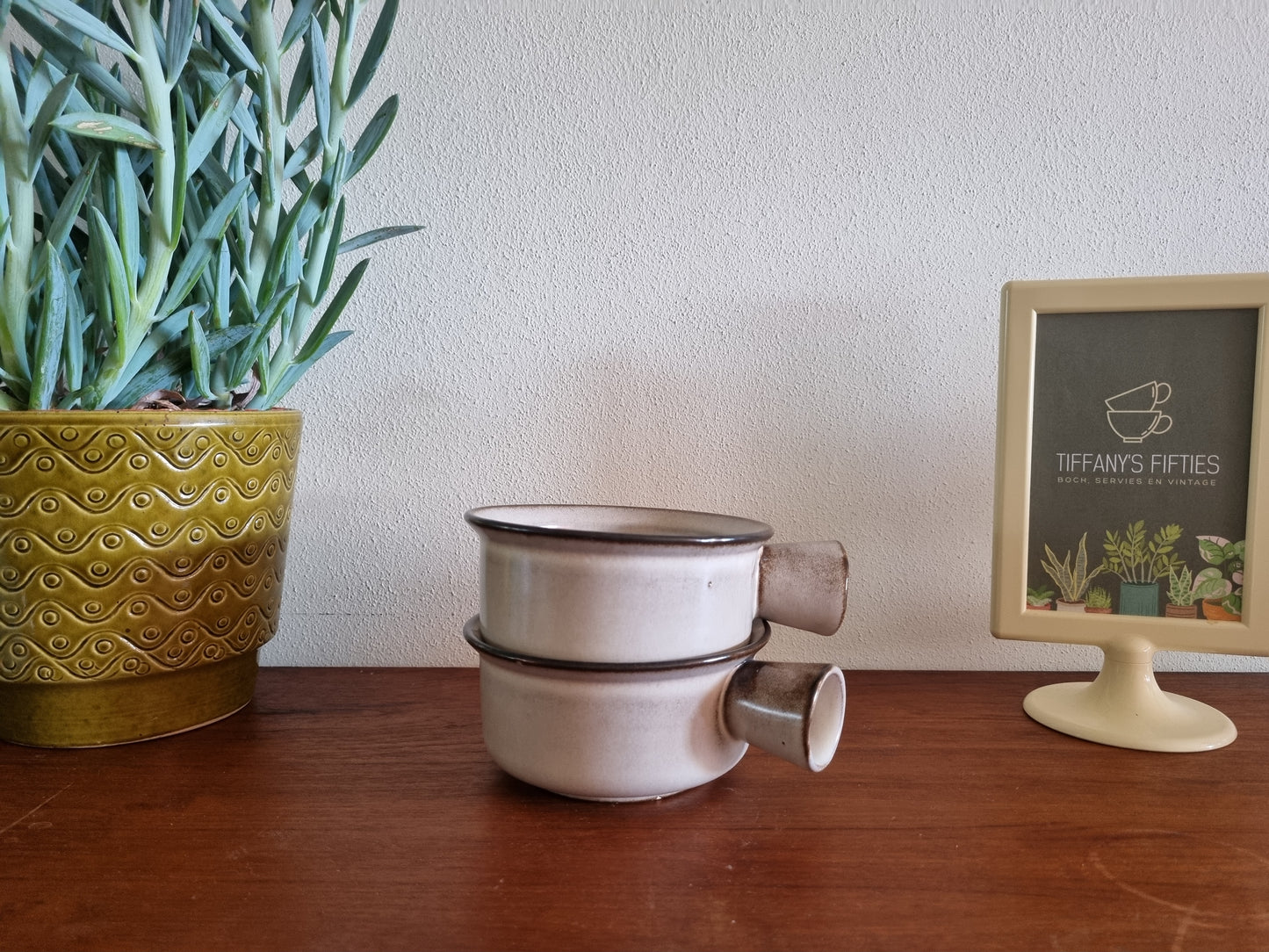 Soepkom Huizen Holland grijs