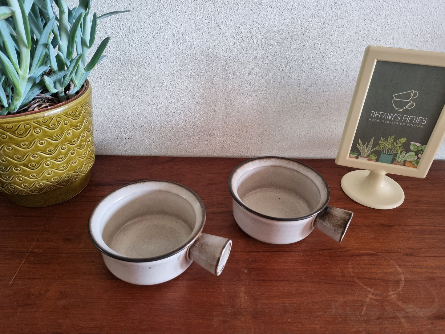 Soepkom Huizen Holland grijs