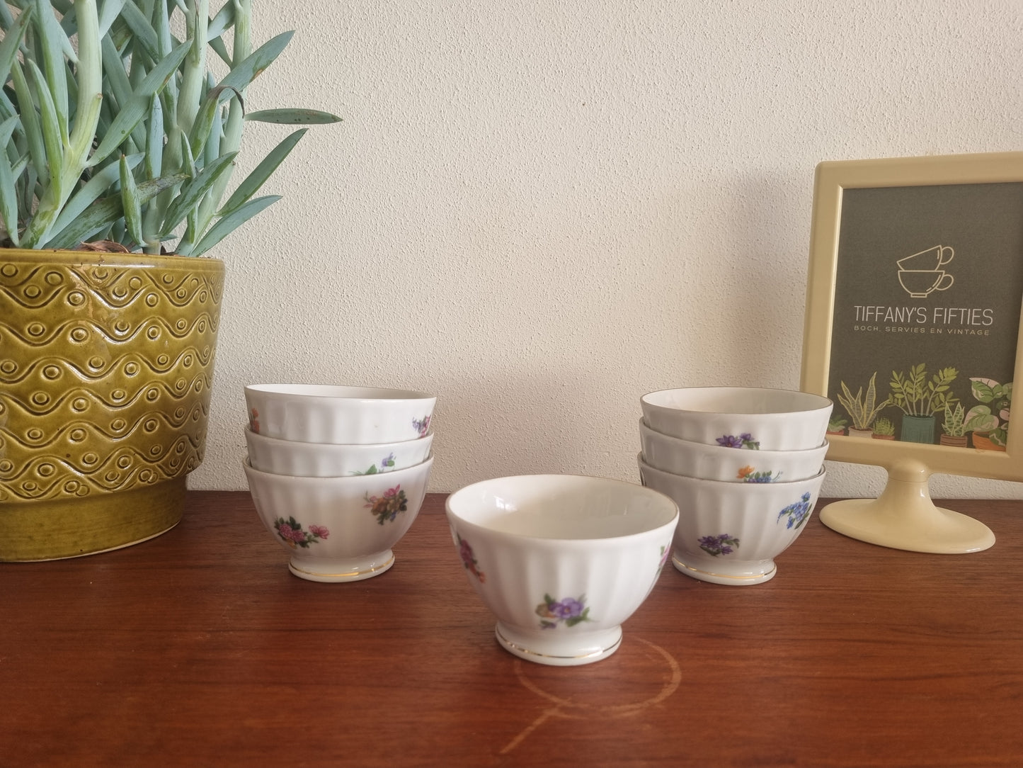 Spoelkom Kahla bloemetjes