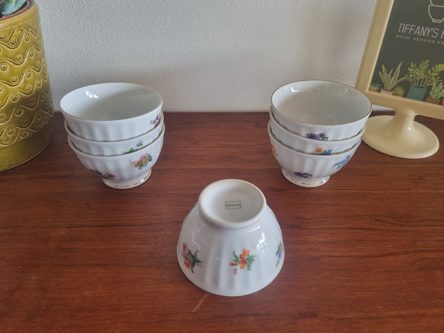 Spoelkom Kahla bloemetjes