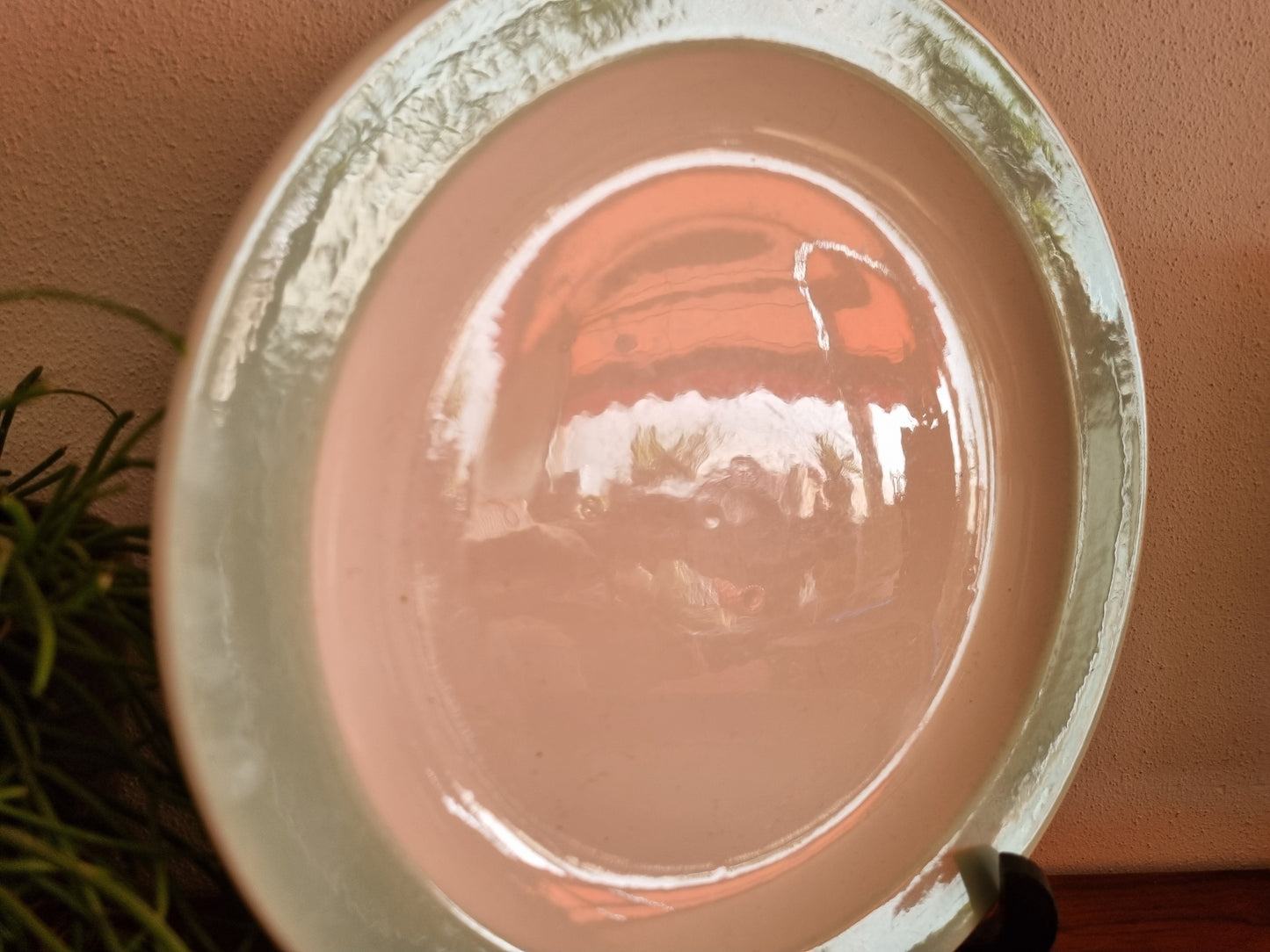 Dinerbord Sphinx pastelgroene rand