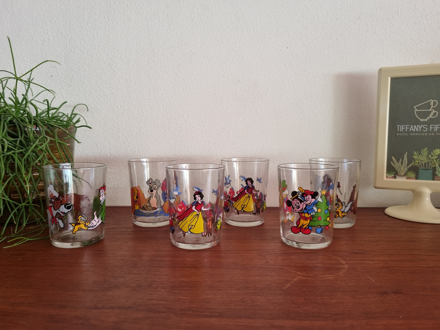Set 6 Disney glaasjes