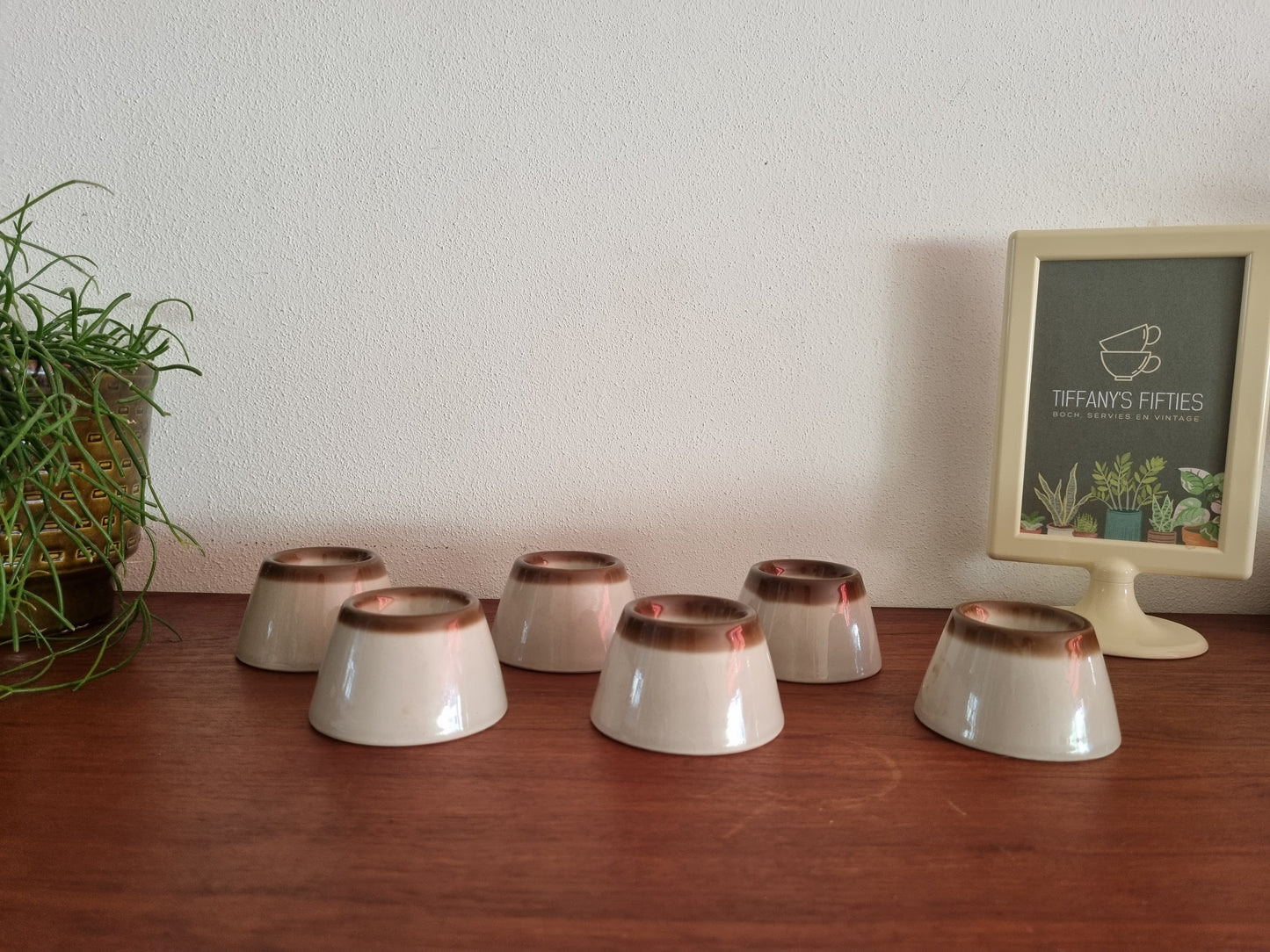 Engels eierdopje grijs-bruin