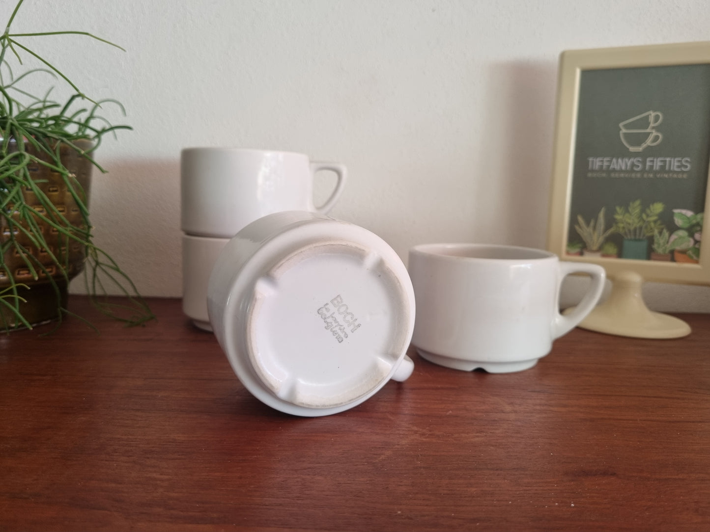 Sober wit kopje Boch