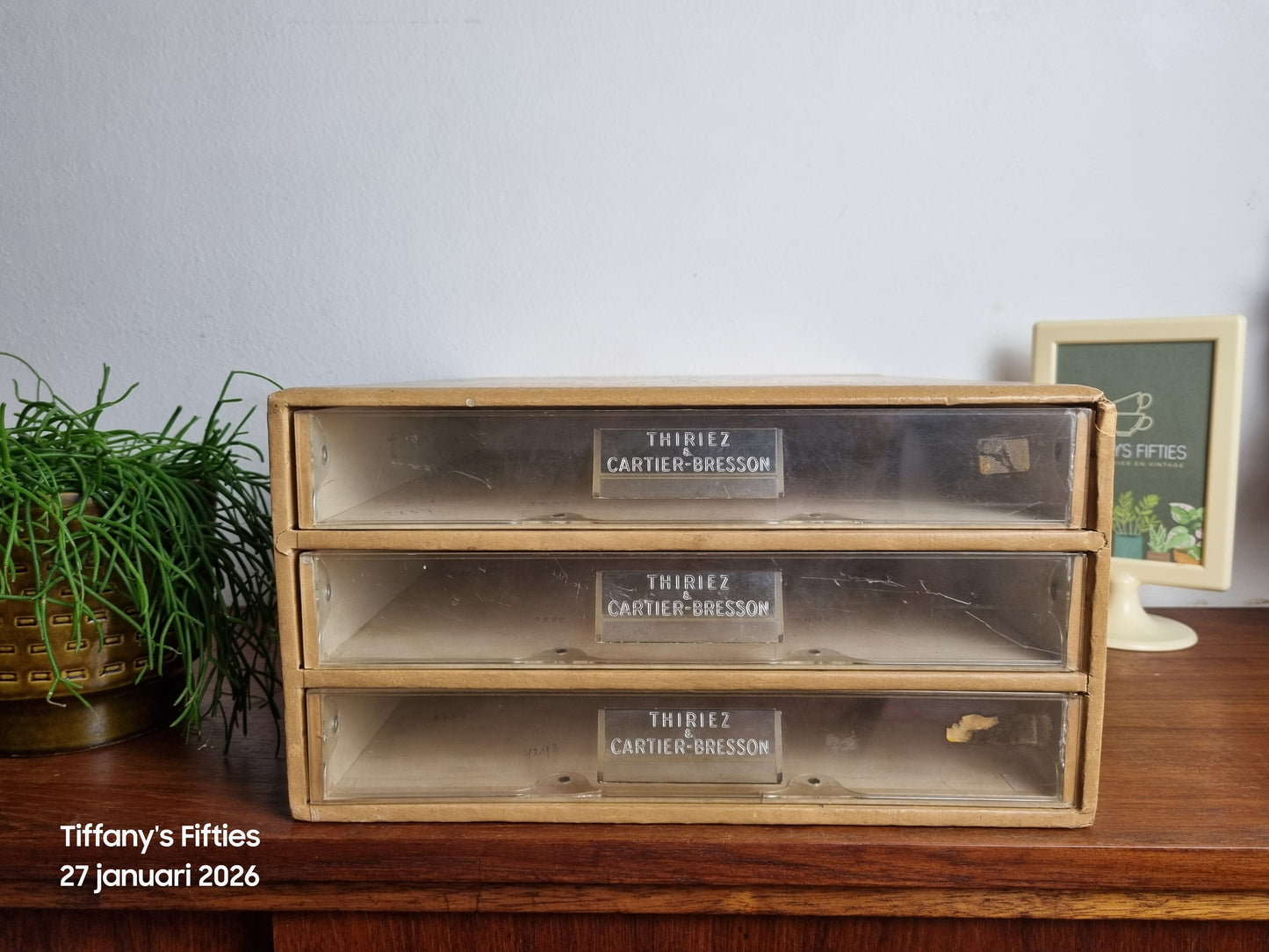 Vintage Frans garenkastje Thiriez Cartier-Bresson