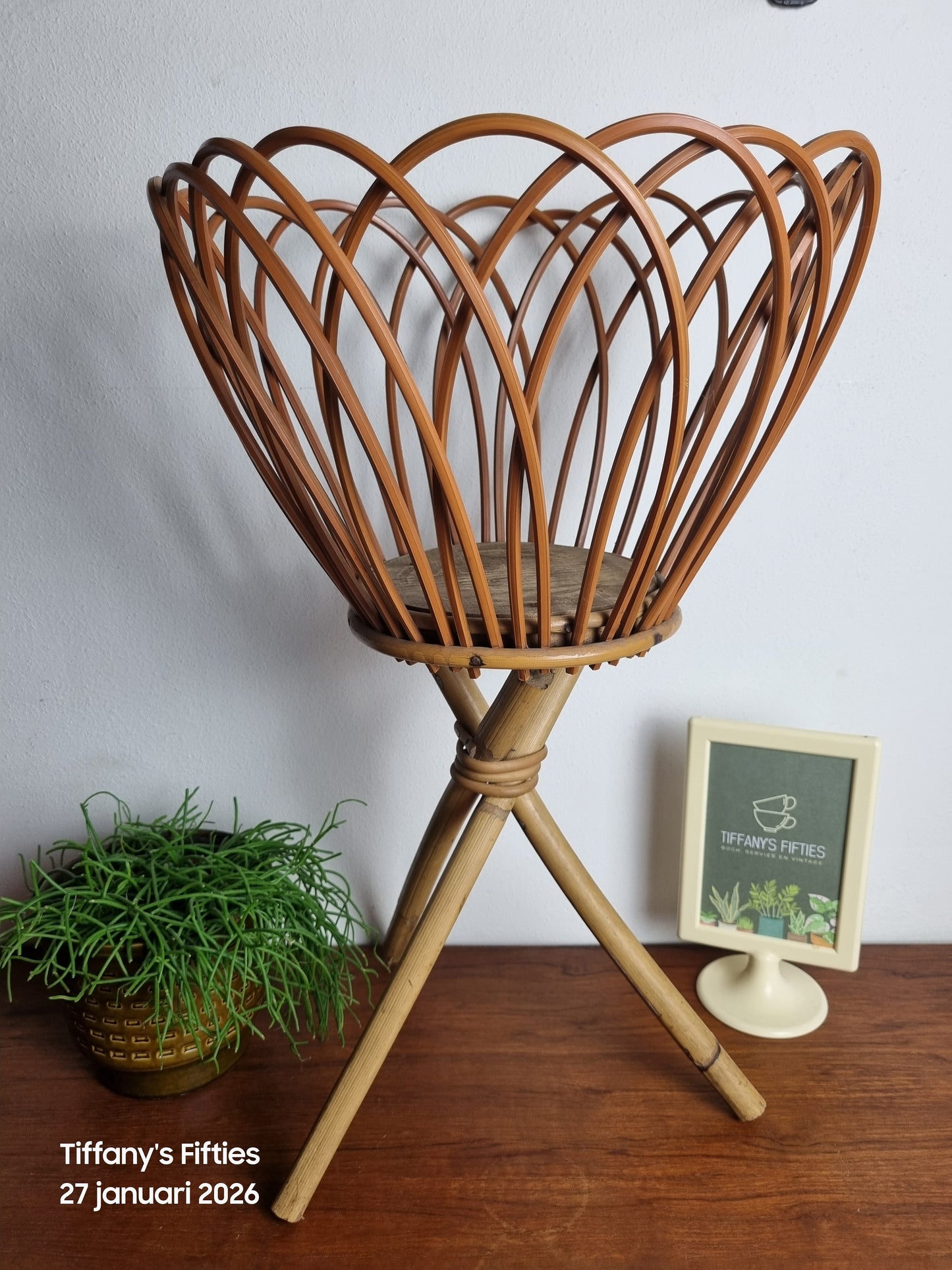 Vintage plantenstandaard