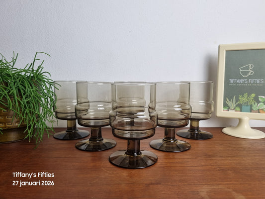 Vintage rookglas waterglas