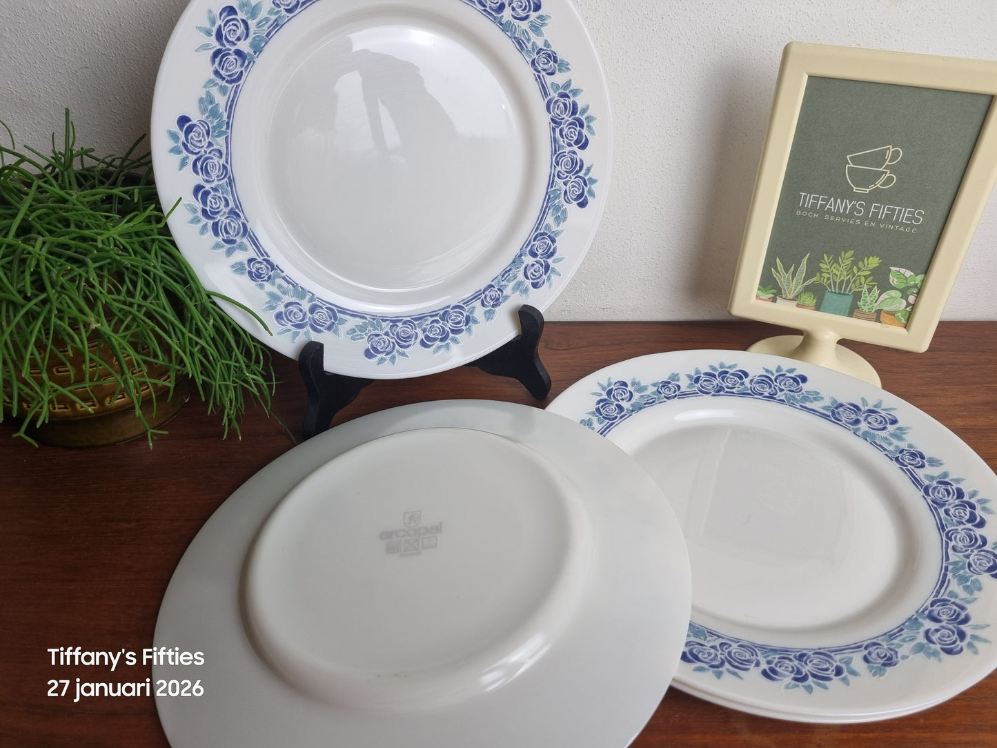 Dinerbord Arcopal Blue Rose