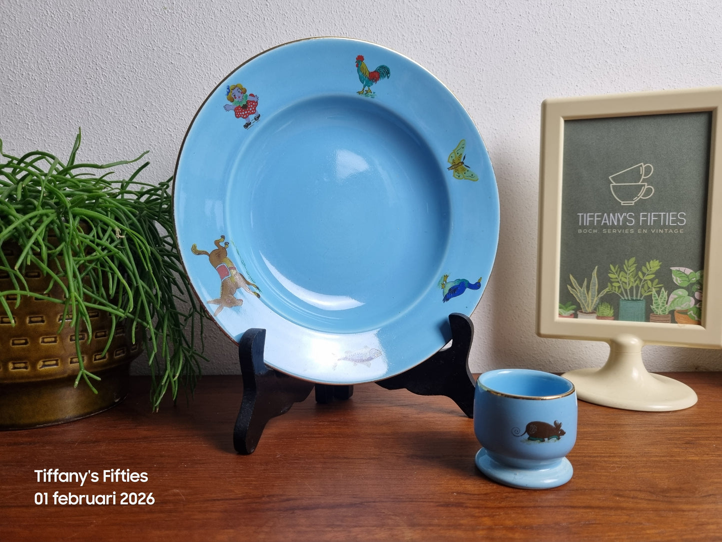 Blauw kindersetje Boch La Louvière