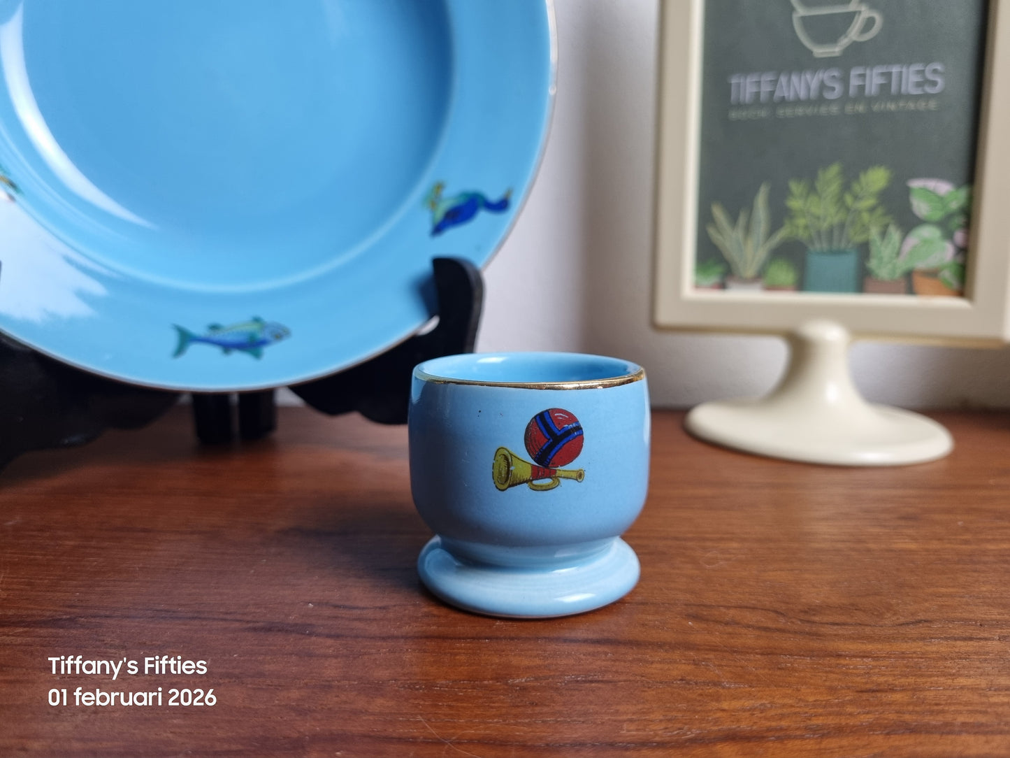 Blauw kindersetje Boch La Louvière