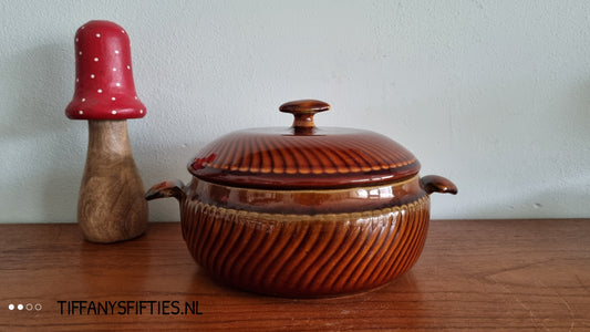 Dekschaal Boch "Trianon" bruin