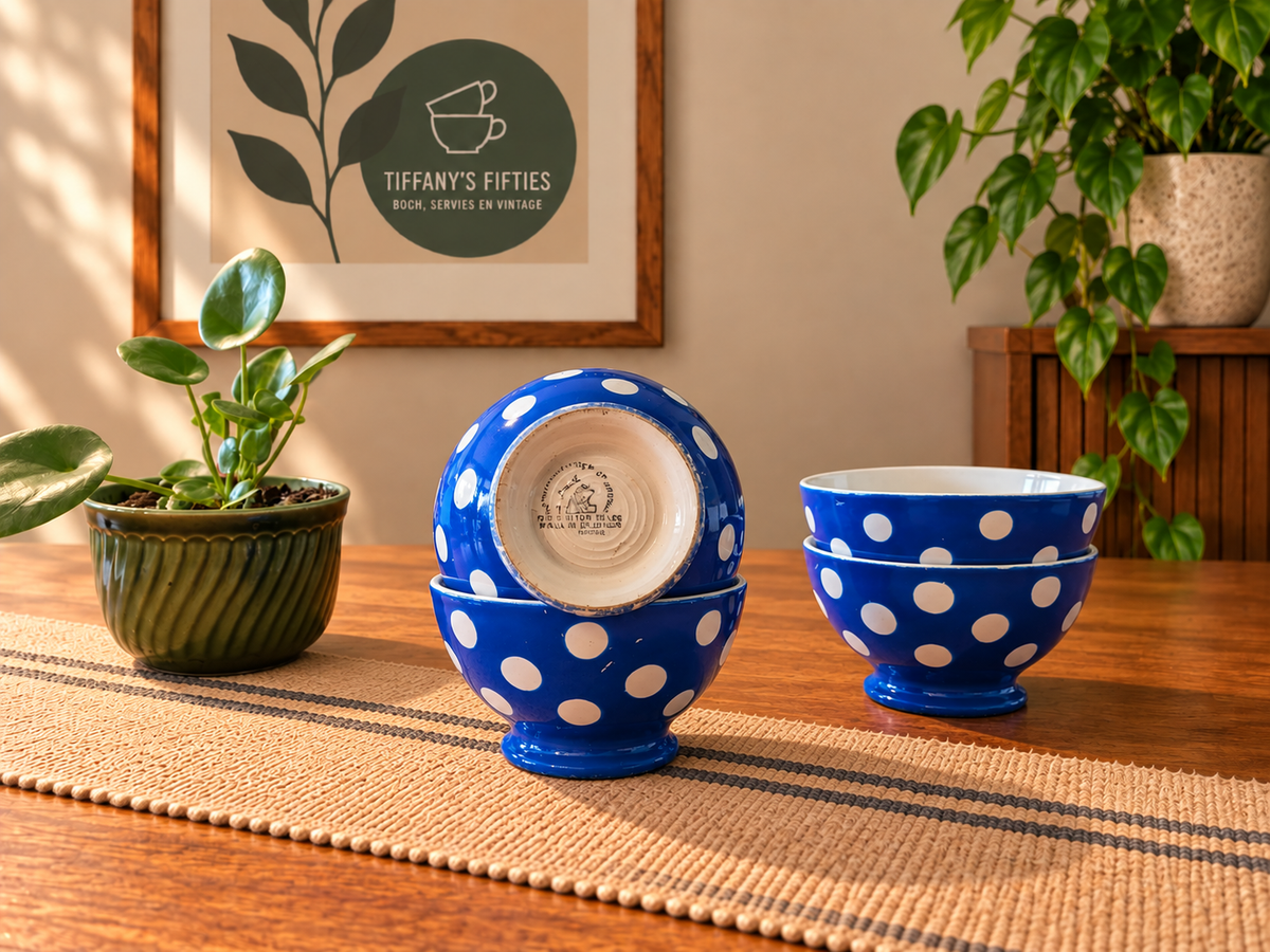 Vintage Nimy Pastilles kommetje blauw