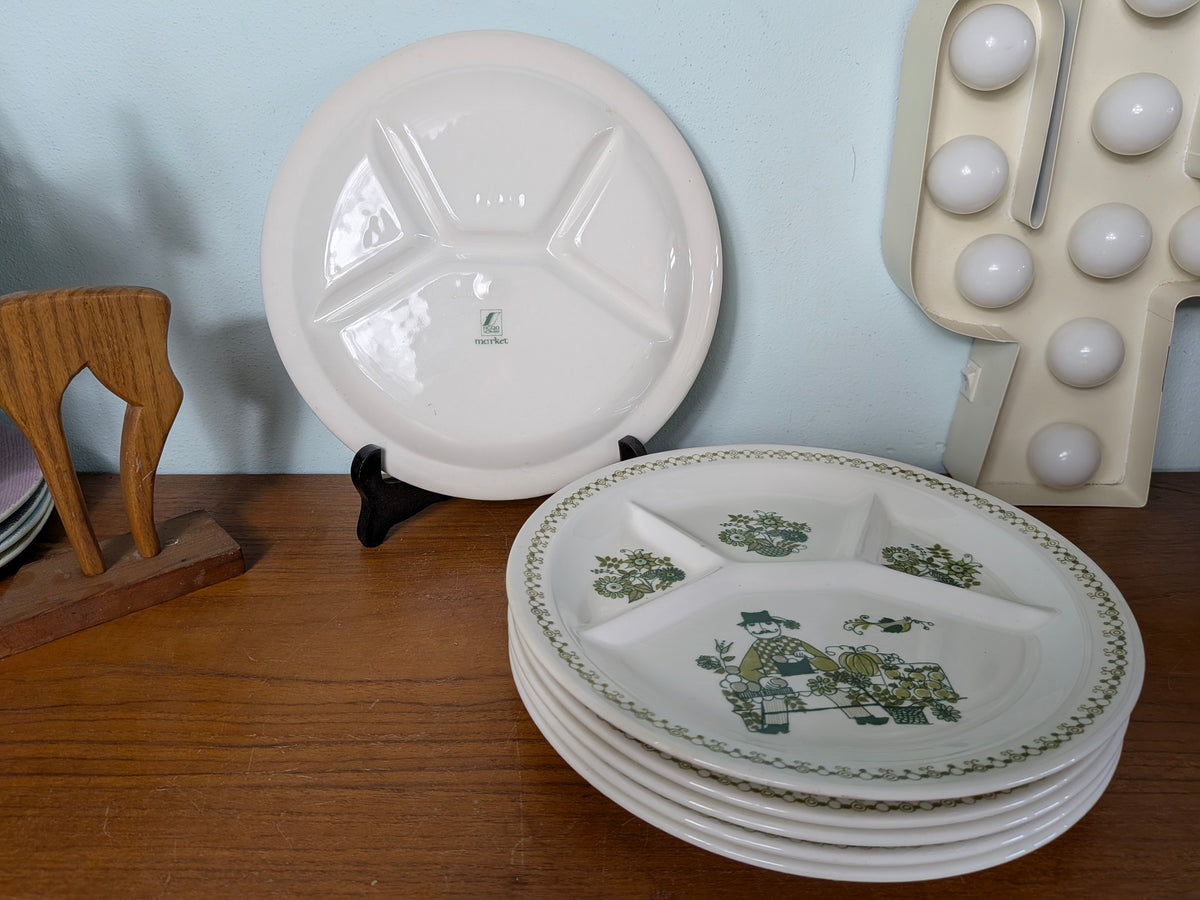 Vintage Figgjo Flint gourmetbord / fonduebord