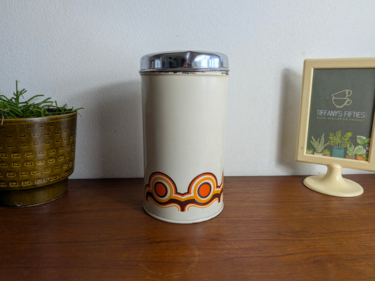Voorraadblik Brabantia met oranje retro decor