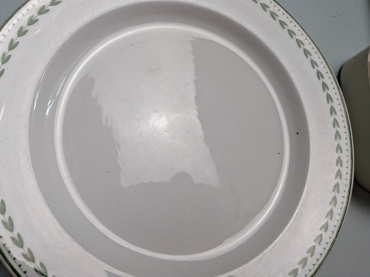Vintage lunchbord Boch Laurier 27,5 cm