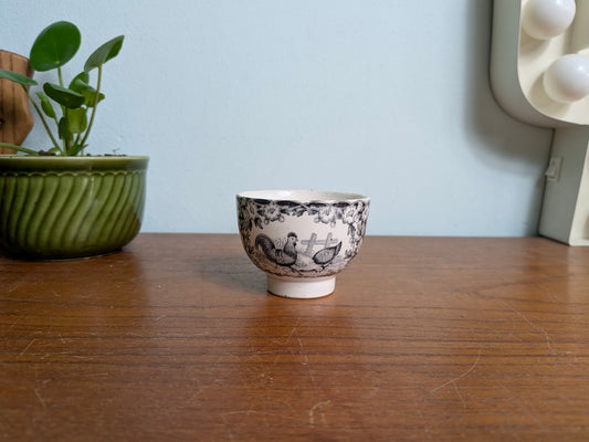 Pochon Gien zwart wit boerderijdecor