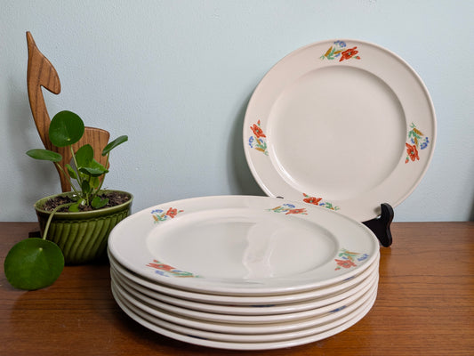Dinerbord Petrus Regout Klaproos